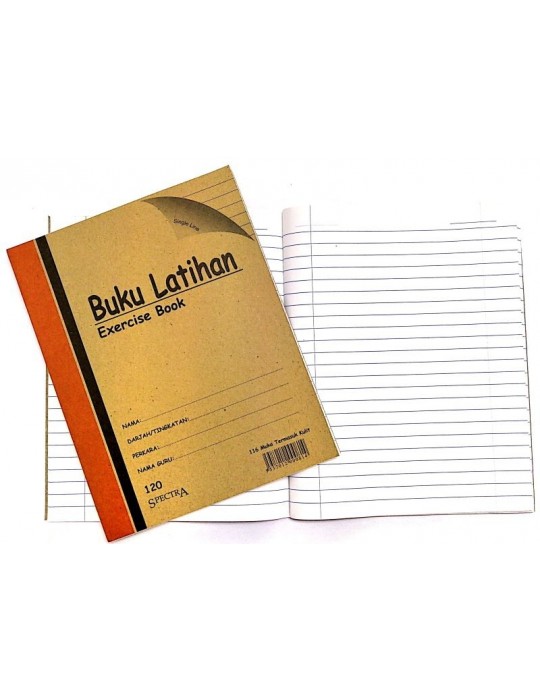 JAYAMART Stationery|Kraft Exercise Book (single line) 116 pagesRM1.30RM1.30Card & Soft Cover