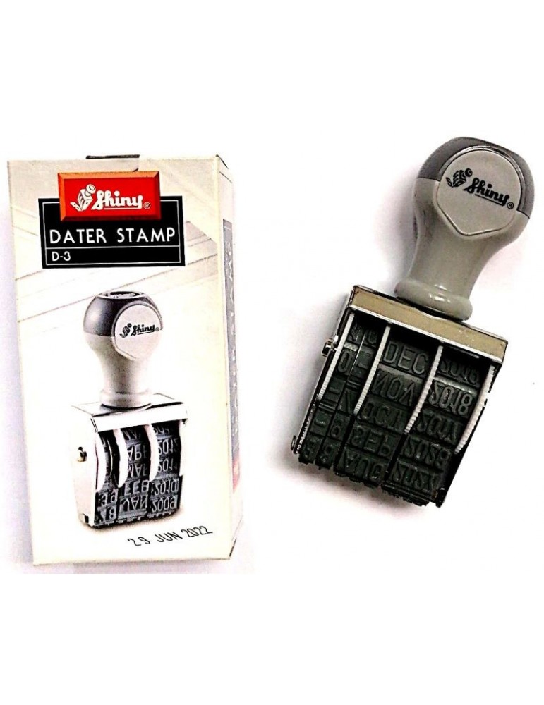 JAYAMART Stationery|Shiny Date Stamp D3 (5 mm)RM15.20RM15.20ShinyRubber Stamp & Ink