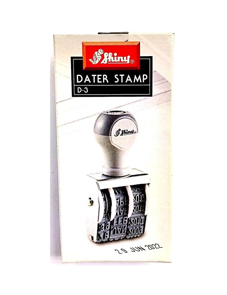JAYAMART Stationery|Shiny Date Stamp D3 (5 mm)RM15.20RM15.20ShinyRubber Stamp & Ink
