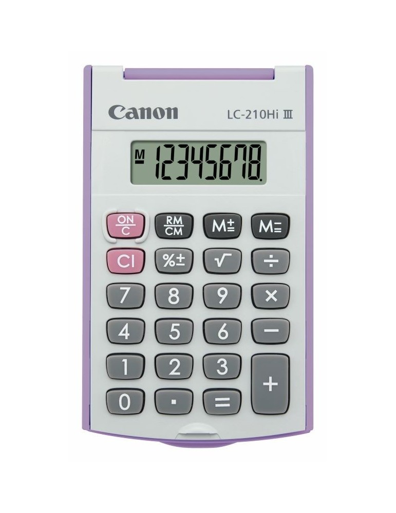 JAYAMART Stationery|Canon LC-210Hi III Calculator(pocket size)RM12.00RM12.00CanonCalculator