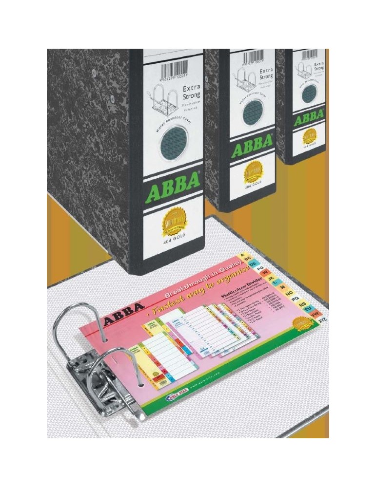 JAYAMART Stationery|Abba Arch File 2" 406 (gold)RM8.00RM8.00AbbaLever Arch File
