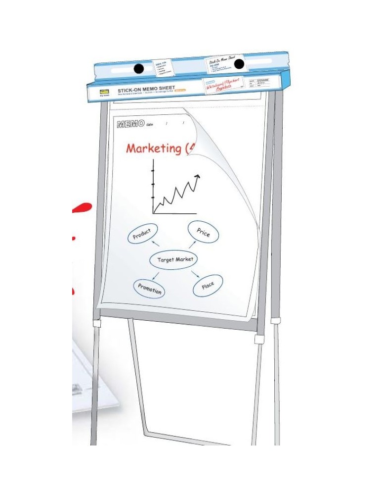 JAYAMART Stationery|Suremark Memo Stick On Sheet SQ6080 (size: 600 mm x 800 mm)RM90.00RM90.00SuremarkPost It Note / Stick On Pad & Flag