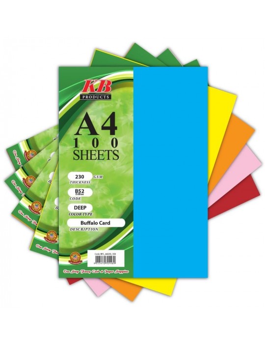 JAYAMART Stationery|Fancy Card Colour A4 230 gsm 100's (single dark colour)RM30.00RM30.00KbPaper & Card