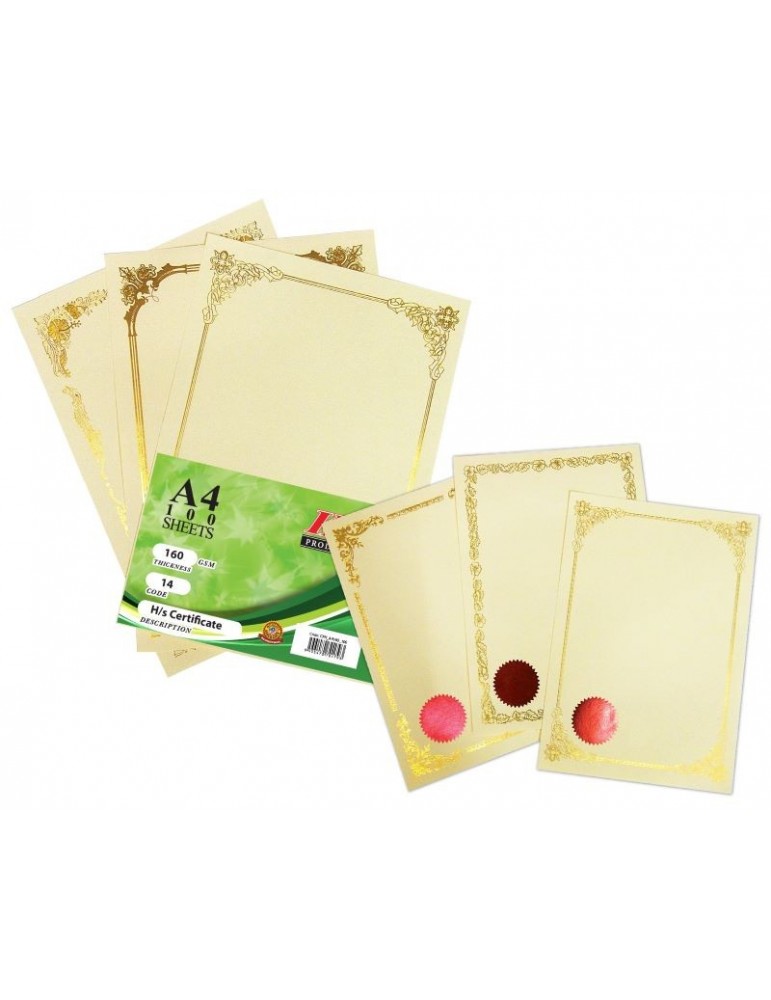 JAYAMART Stationery|Certificate Card A4 100'sRM44.00RM44.00KbPaper & Card