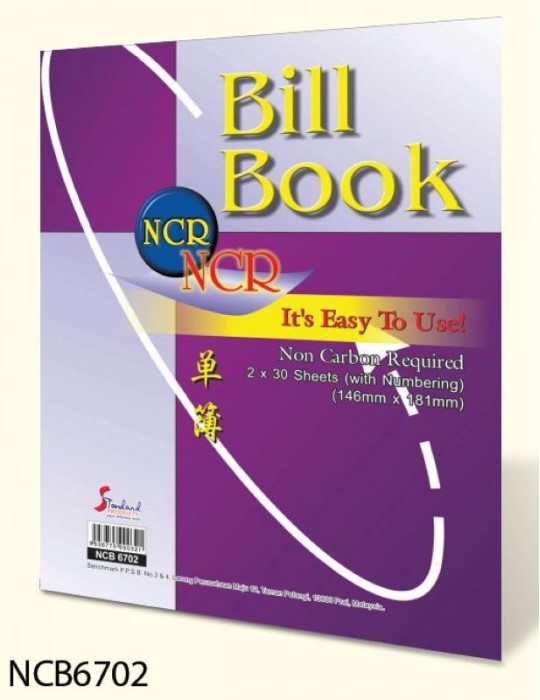 JAYAMART Stationery|Bill Book NCR 6x7x2ply (number)RM2.60RM2.60Bill Book, Receipt & Voucher