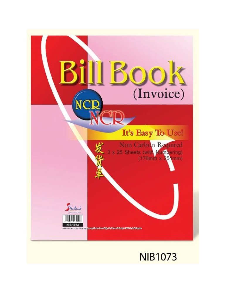 JAYAMART Stationery|Bill Book NCR 7x10x3ply (number)RM5.50RM5.50Bill Book, Receipt & Voucher