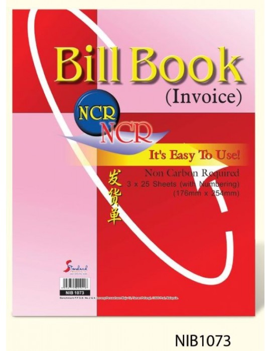 JAYAMART Stationery|Bill Book NCR 7x10x3ply (number)RM5.50RM5.50Bill Book, Receipt & Voucher