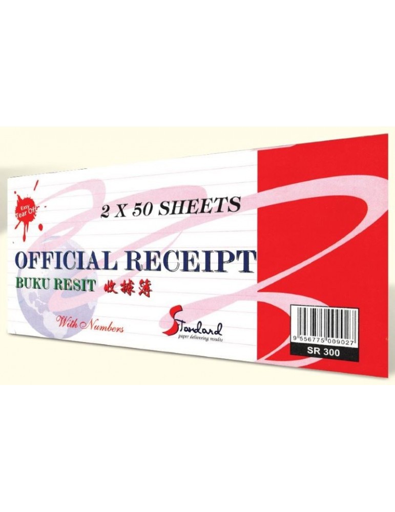 JAYAMART Stationery|Receipt Book 50x2plyRM1.60RM1.60Bill Book, Receipt & Voucher