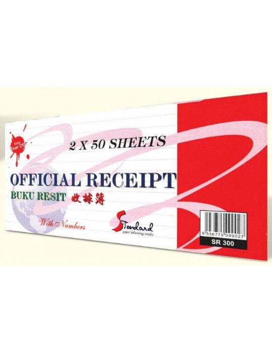 JAYAMART Stationery|Receipt Book 50x2plyRM1.60RM1.60Bill Book, Receipt & Voucher