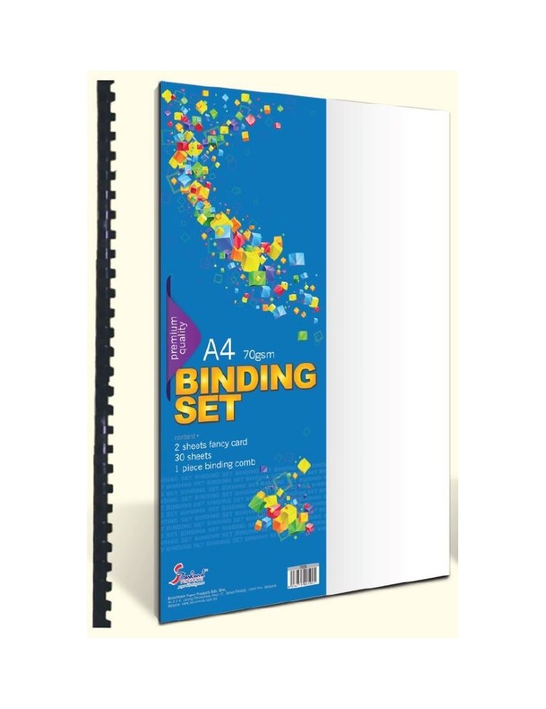 Binding Set (white) A4