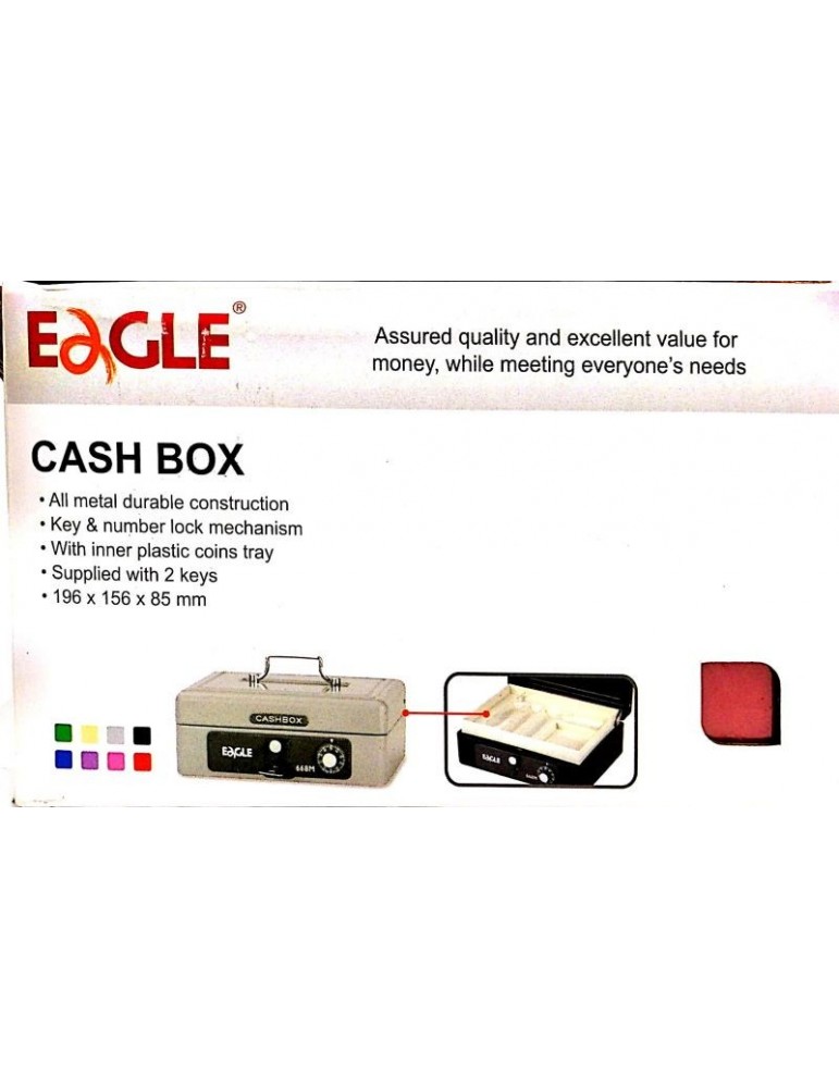 JAYAMART Stationery|Cash Box (M) 8"RM90.00RM90.00Dispenser & Holder