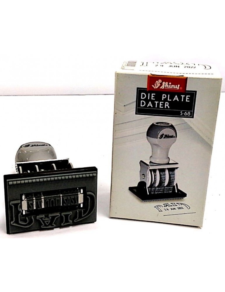 JAYAMART Stationery|Shiny Paid with date stamp S-68RM14.50RM14.50ShinyRubber Stamp & Ink