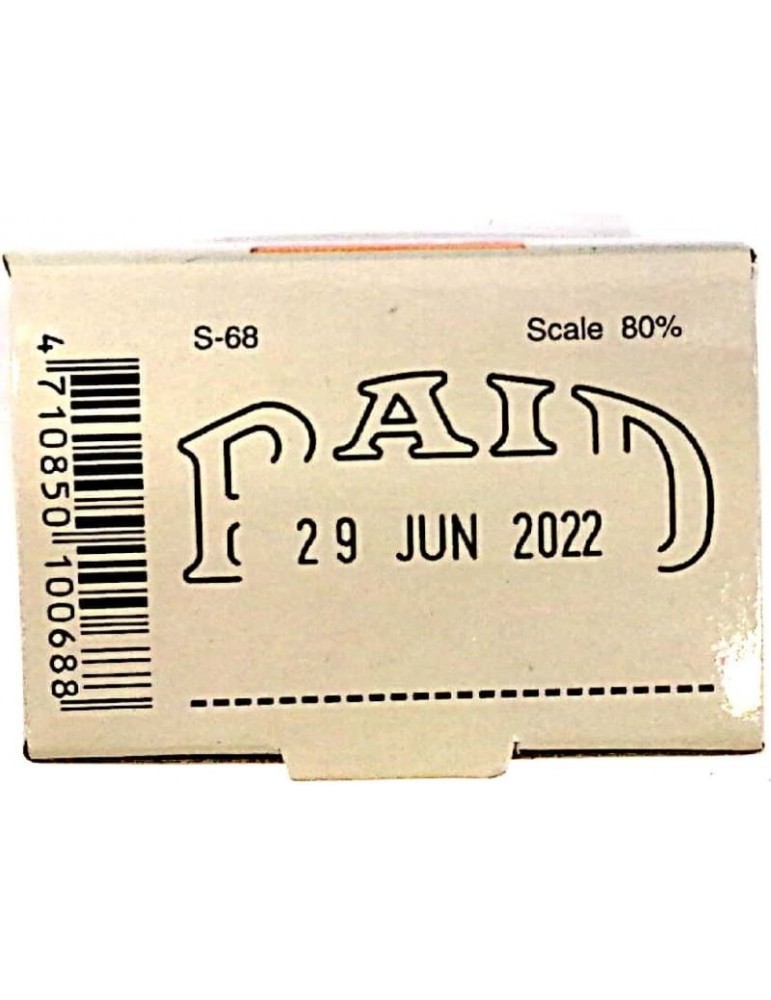 JAYAMART Stationery|Shiny Paid with date stamp S-68RM14.50RM14.50ShinyRubber Stamp & Ink