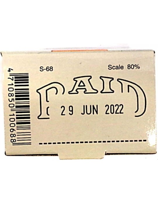 JAYAMART Stationery|Shiny Paid with date stamp S-68RM14.50RM14.50ShinyRubber Stamp & Ink