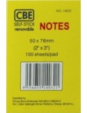 CBE Stick On Pad 3" x 3" (paper)