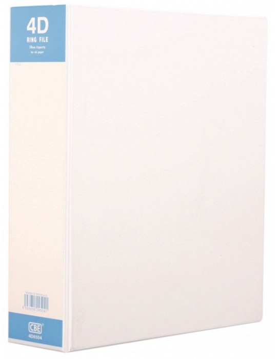 JAYAMART Stationery|CBE PVC White File A4 4D 50 mm 4D6504RM22.00RM22.00CbePVC & PP File