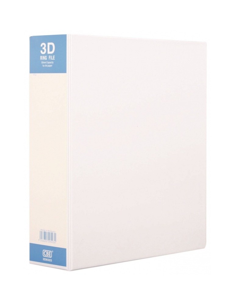 JAYAMART Stationery|CBE PVC White File A4 3D 50 mm 3D6503RM17.70RM17.70CbePVC & PP File