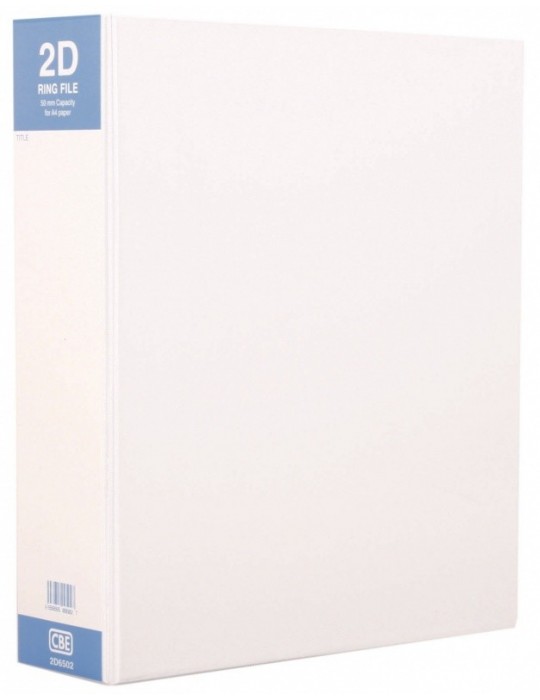 JAYAMART Stationery|CBE PVC White File A4 2D 50 mm 2D6502RM11.90RM11.90CbePVC & PP File